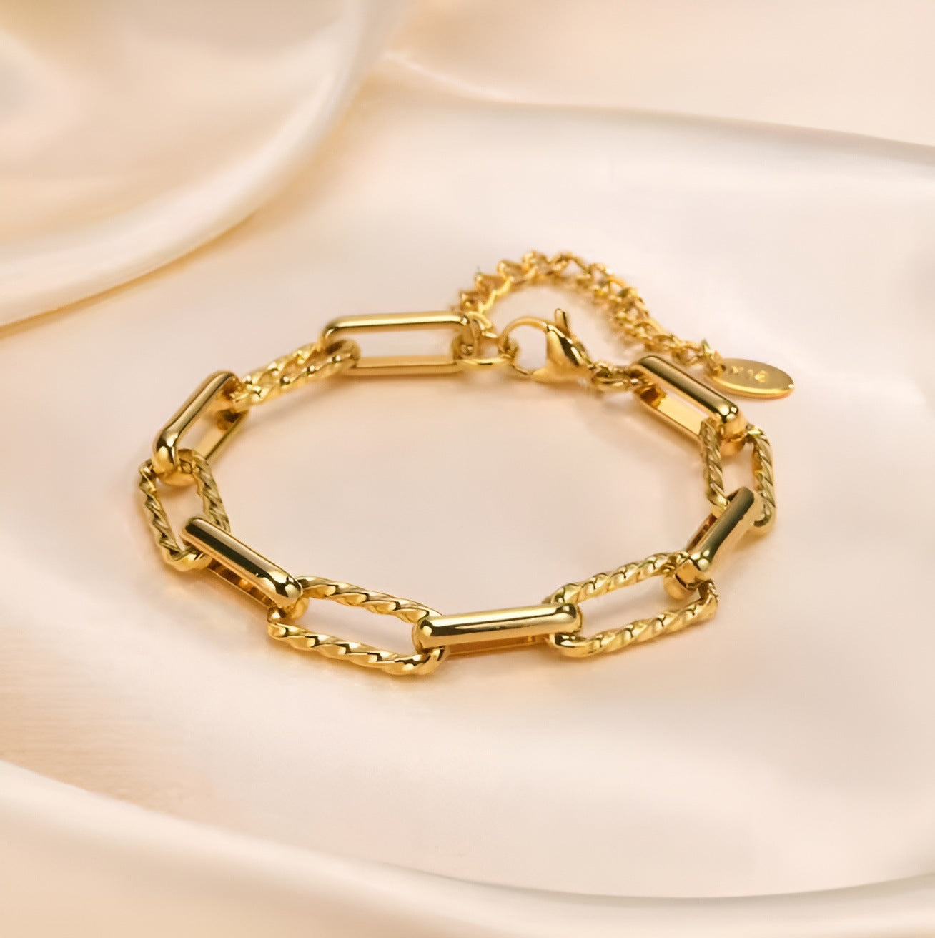 Bracelet Maille Épaisse Lorielle | Or