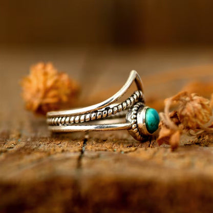 Bague Perles Turquoise Velora | Or