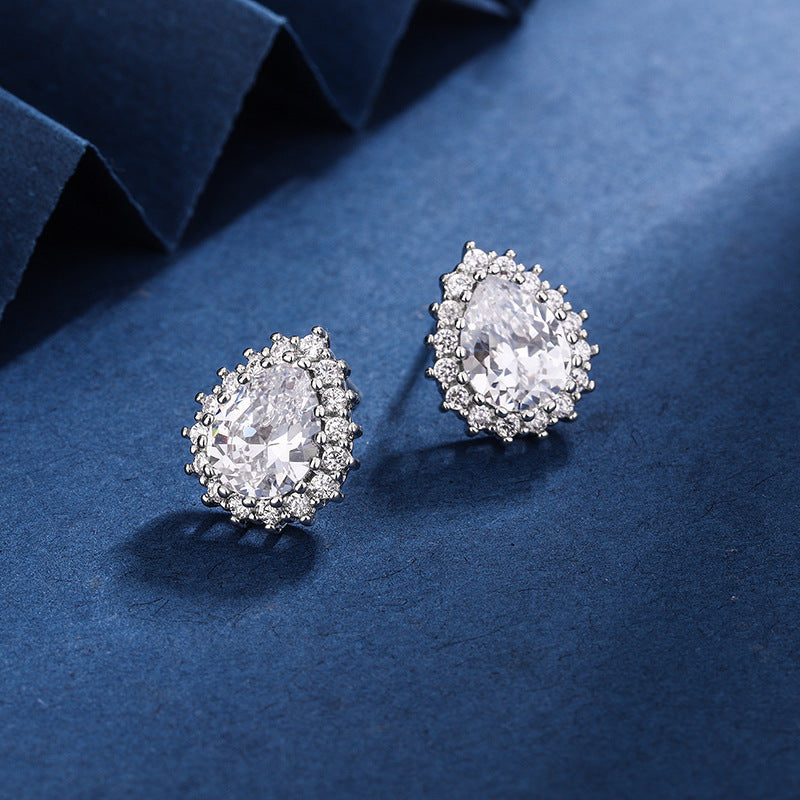 Parure Aria Larme Blanche | Or Blanc