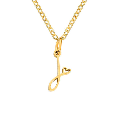 Collier Initiales Cœur | Or