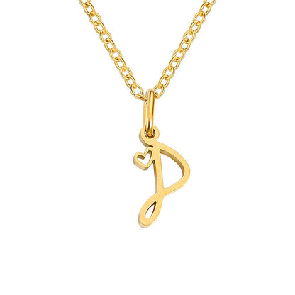 Collier Initiales Cœur | Or