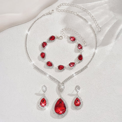 Parure Bijoux Thalira Bloodwynne | Or Blanc