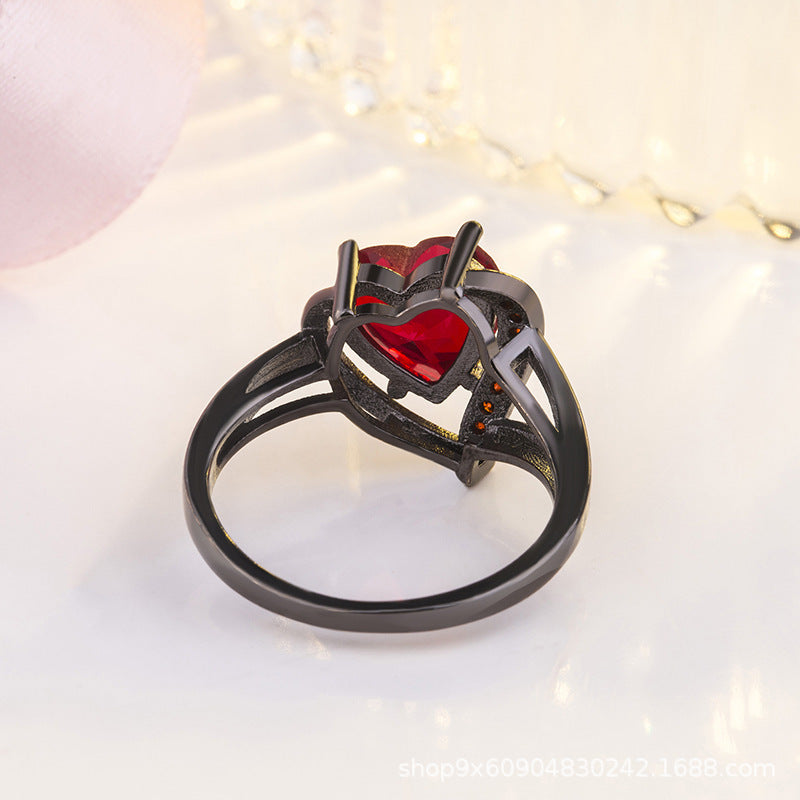 Bague Calindra Rosethorne | Finition Noire