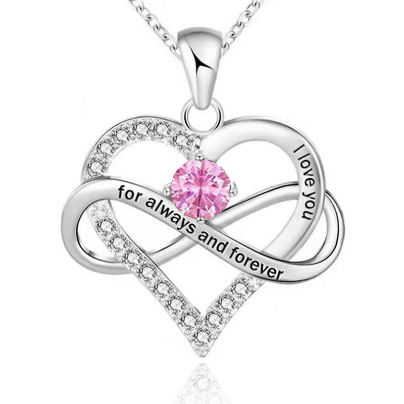 Collier Pierre de Naissance Pour Toujours et À Jamais