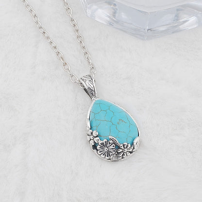 Collier Pendentif Ornement Serelle | Or Blanc