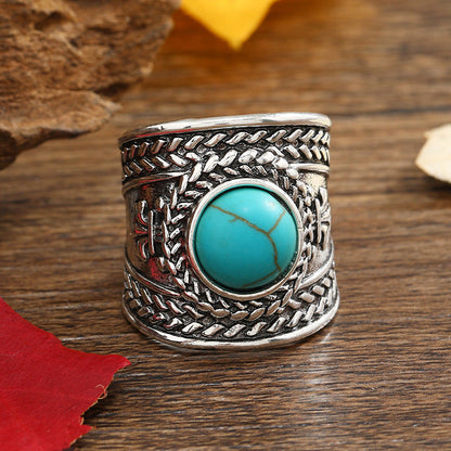 Bague Ouverte Pierre Ravik | Or Blanc