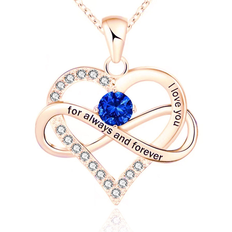 Collier Pierre de Naissance Pour Toujours et À Jamais