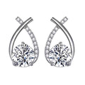 Boucles d'Oreilles Arielle | Or Blanc