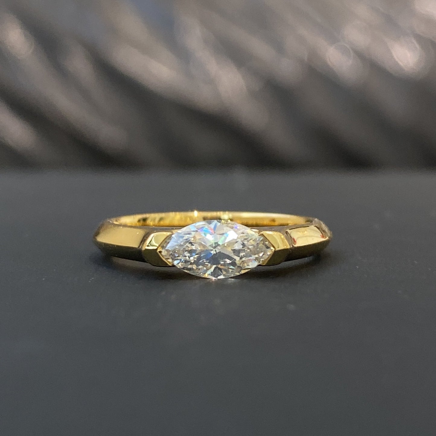 Bague Cleo Arden | Or Blanc