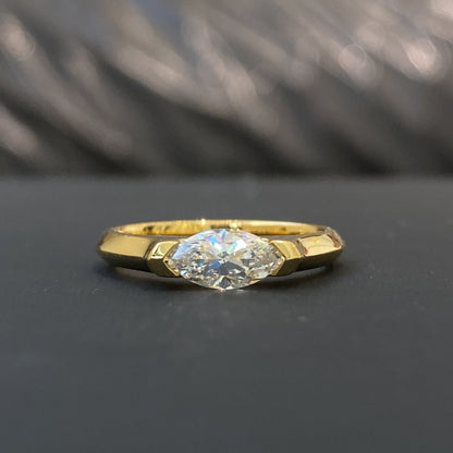 Bague Cleo Arden | Or Blanc