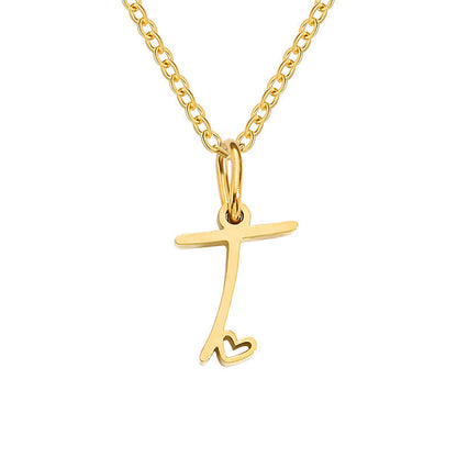Collier Initiales Cœur | Or