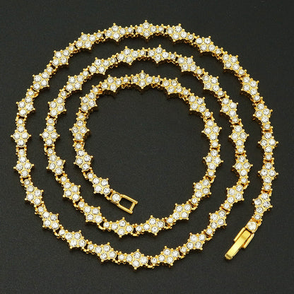 Collier Tennis Grappes Classique | Or