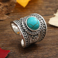 Bague Ouverte Pierre Ravik | Or Blanc