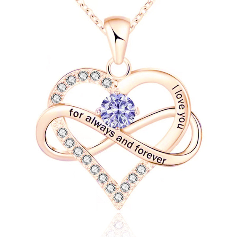 Collier Pierre de Naissance Pour Toujours et À Jamais