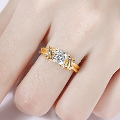 Bague Anneau Noué Élégante | Or