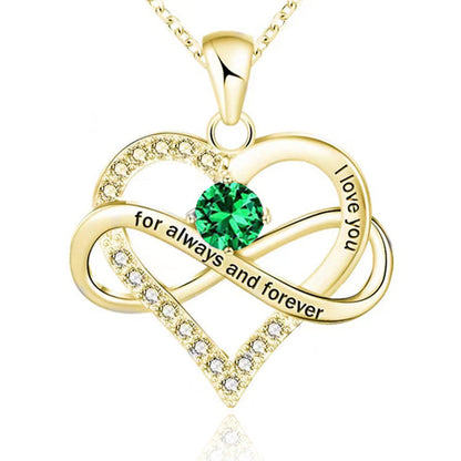 Collier Pierre de Naissance Pour Toujours et À Jamais
