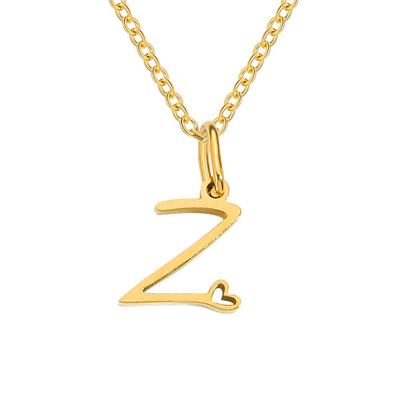 Collier Initiales Cœur | Or
