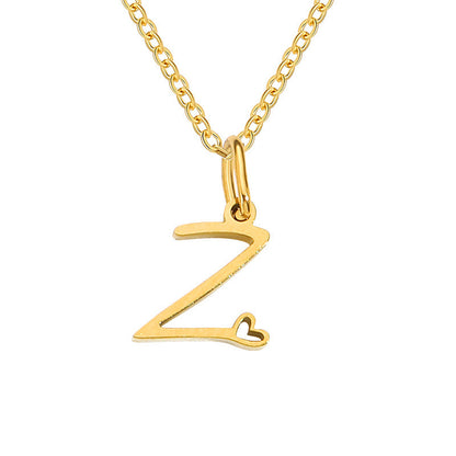 Collier Initiales Cœur | Or
