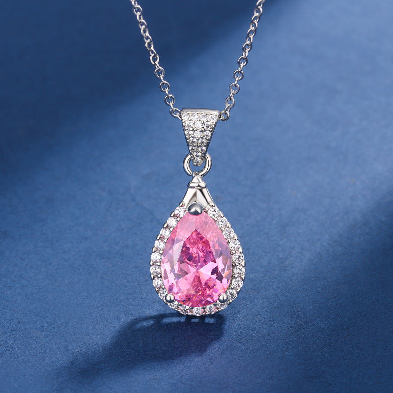 Parure Aria Larme Rose | Or Blanc