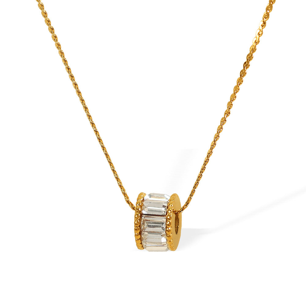 Collier Baril Poli Elyna | Or