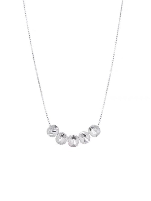Collier Serena Granata | Or Blanc