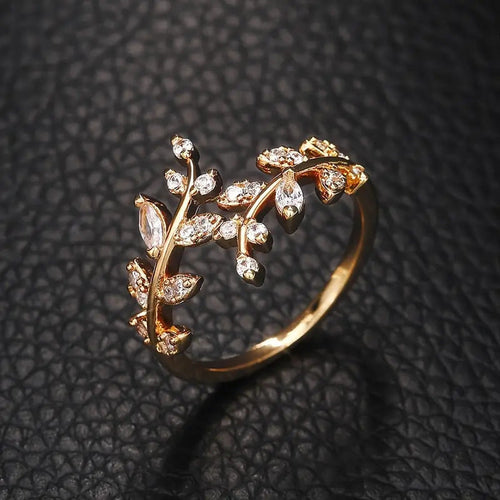 Bague Vigne Dorée Élégante | Or