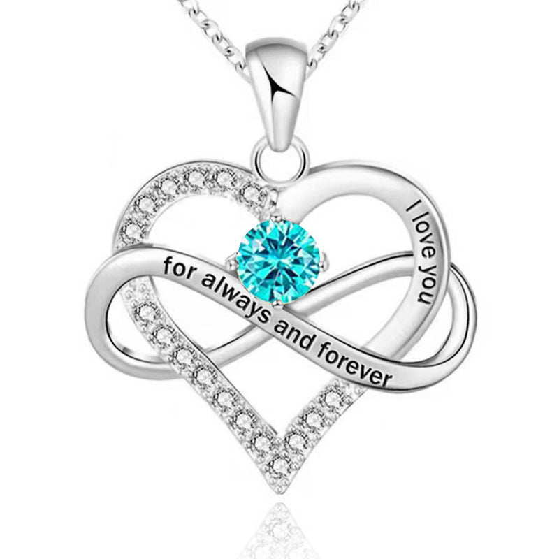 Collier Pierre de Naissance Pour Toujours et À Jamais
