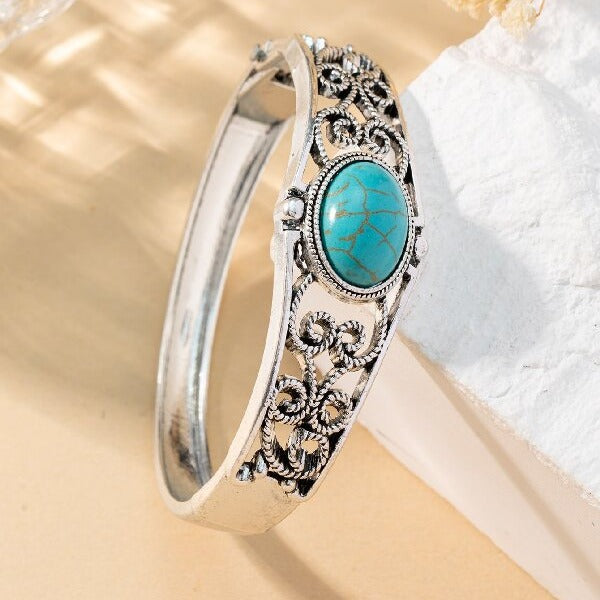 Bracelet Crête Vintage Alouette | Or Blanc