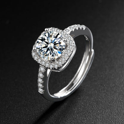 Parure Cristal Elena | Or Blanc