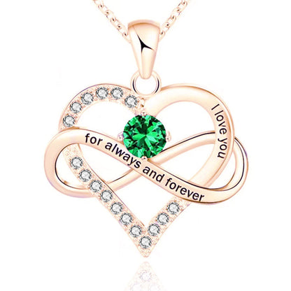 Collier Pierre de Naissance Pour Toujours et À Jamais