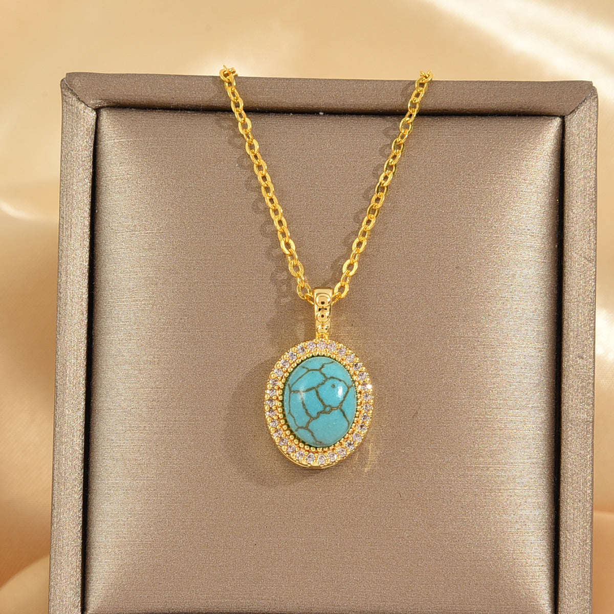 Collier Floraison Azur Calysse | Or