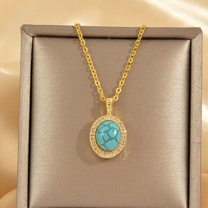 Collier Floraison Azur Calysse | Or