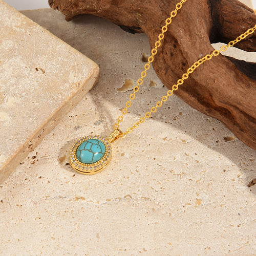 Collier Floraison Azur Calysse | Or