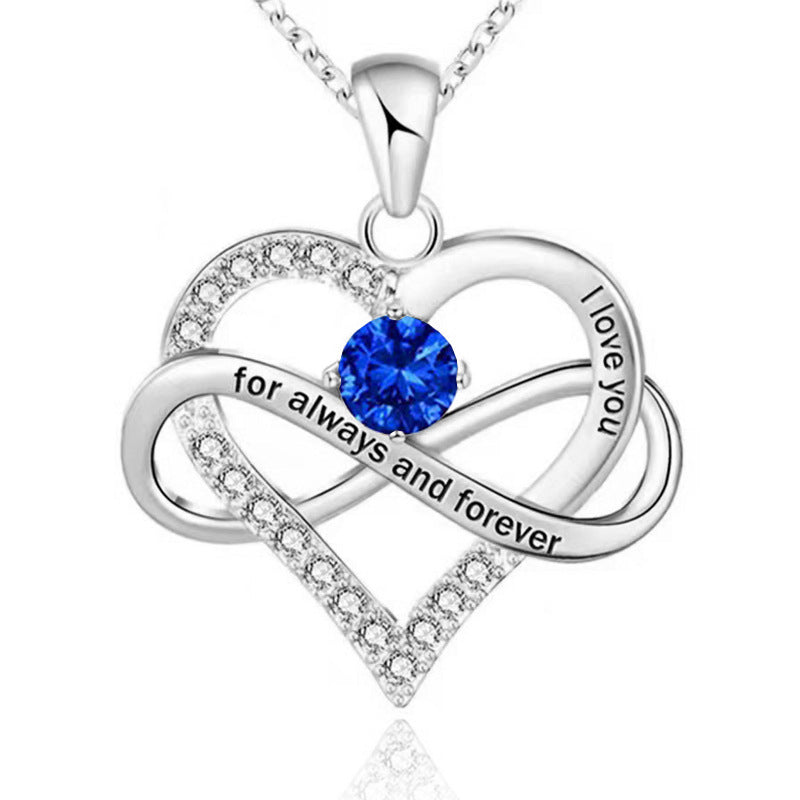 Collier Pierre de Naissance Pour Toujours et À Jamais
