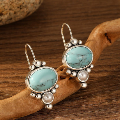Boucles d'Oreilles Briselle Shorelight | Or Blanc
