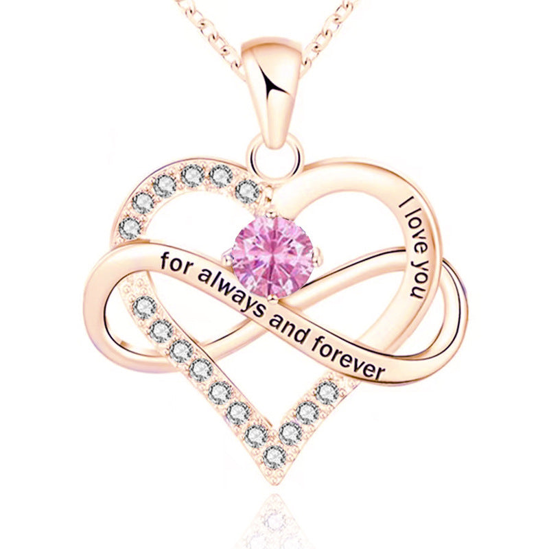Collier Pierre de Naissance Pour Toujours et À Jamais