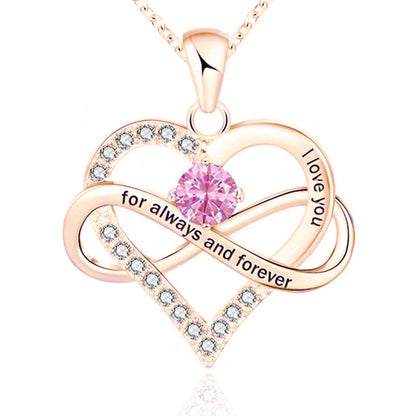 Collier Pierre de Naissance Pour Toujours et À Jamais