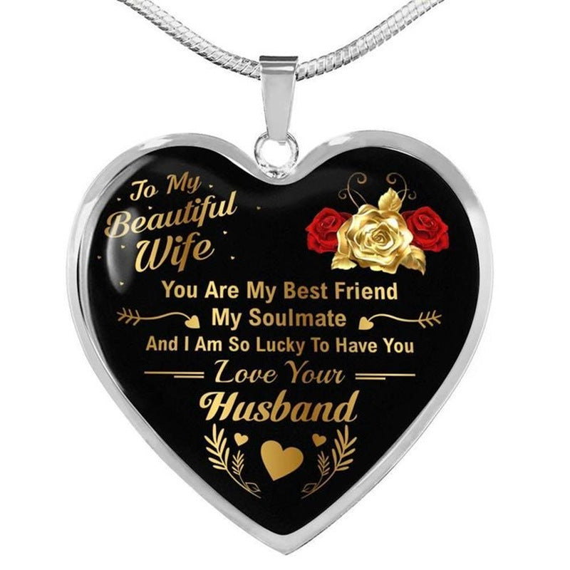 Collier Vœu Éternel à Ma Femme