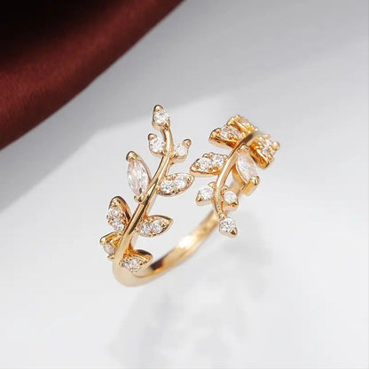 Bague Vigne Dorée Élégante | Or
