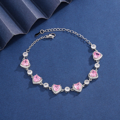 Parure Juliette Amour | Or Blanc