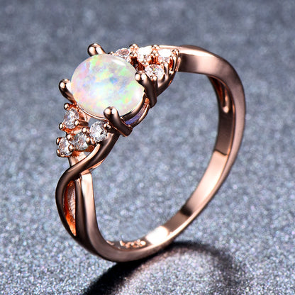 Bague Violette Sylva Moonhart | Or Rose
