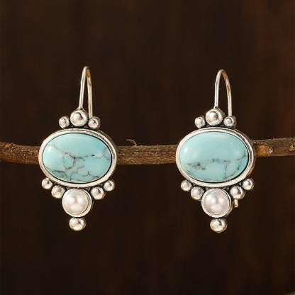 Boucles d'Oreilles Briselle Shorelight | Or Blanc