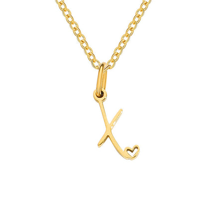 Collier Initiales Cœur | Or