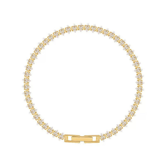 Bracelet Tennis Marquise Vionelle | Or