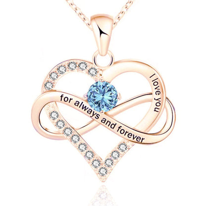 Collier Pierre de Naissance Pour Toujours et À Jamais