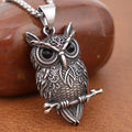 Collier Pendentif Hibou Sagesse Vintage