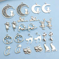 Collection de Breloques Chat en Argent Vintage