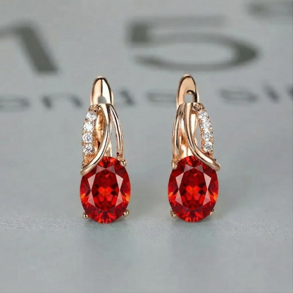 Boucles d'Oreilles Veressa Ruberine | Or