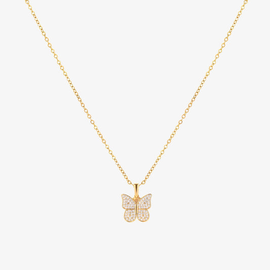 Collier Papillon Radieux | Or