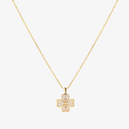 Collier Cœur Fleuri | Or